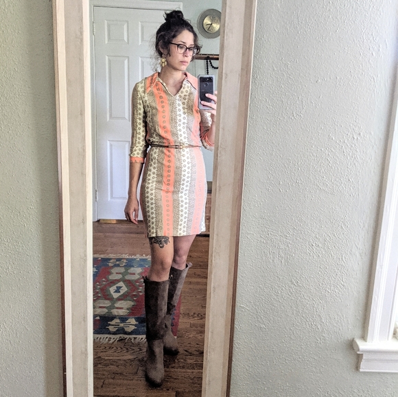 Handmade 70's Mini Dress - Picture 1 of 5